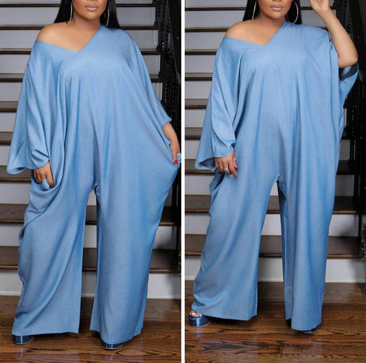 Denim Onesize Pocket Jumper