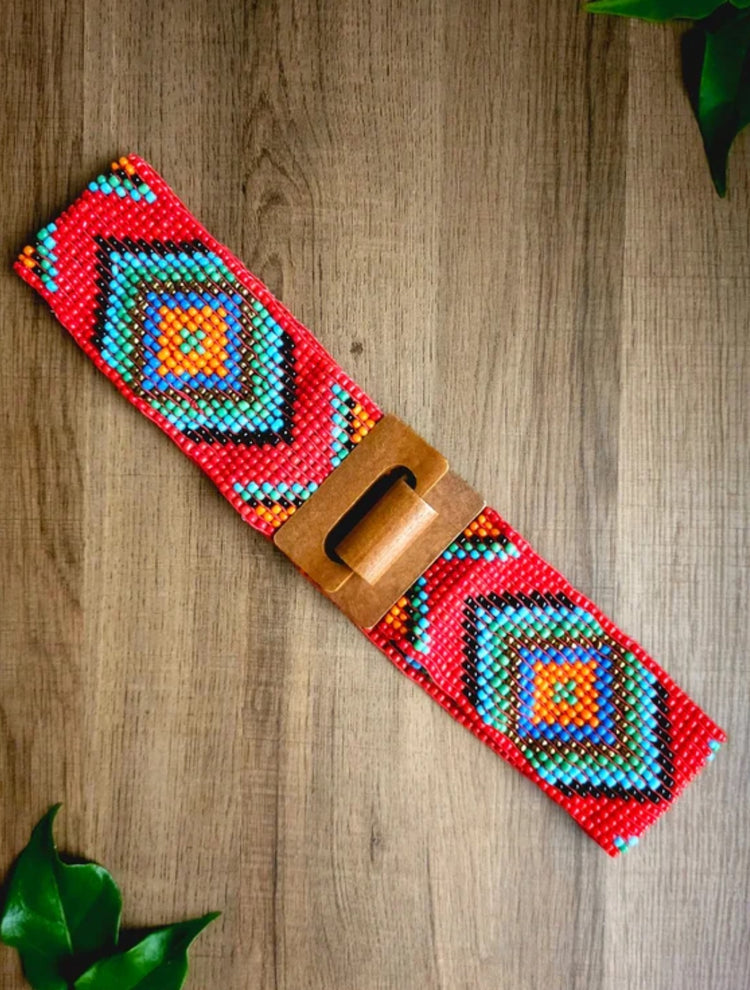 Beaded Stretch Belt
