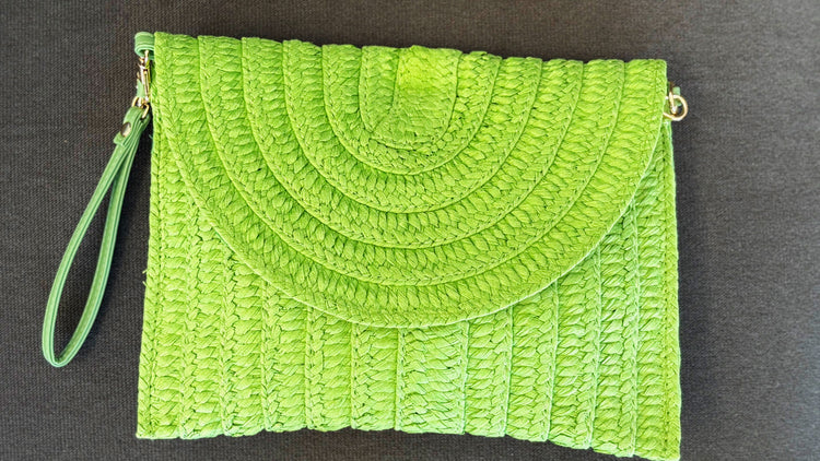 Straw Clutch Bag