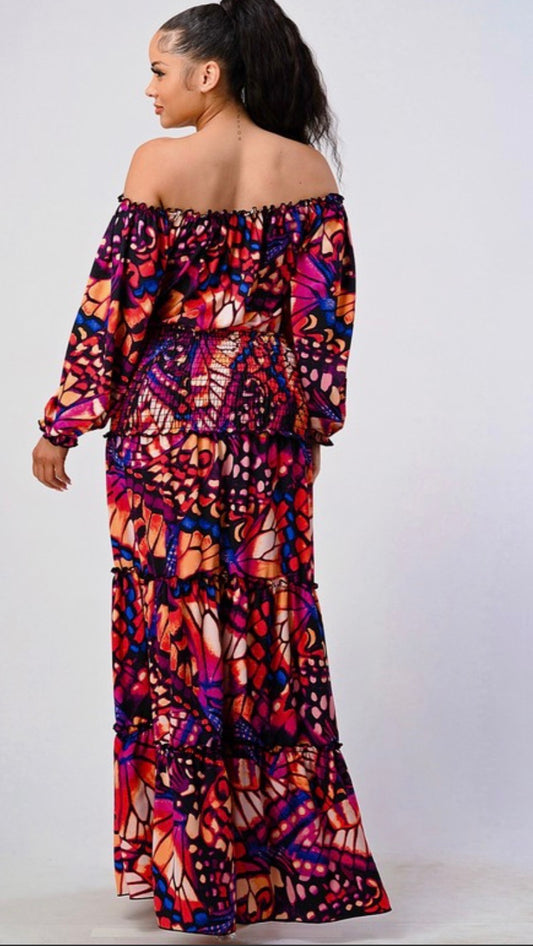 Dina Print Maxi