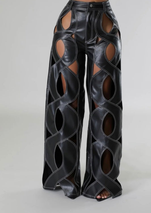 Black Cut Out Bottoms