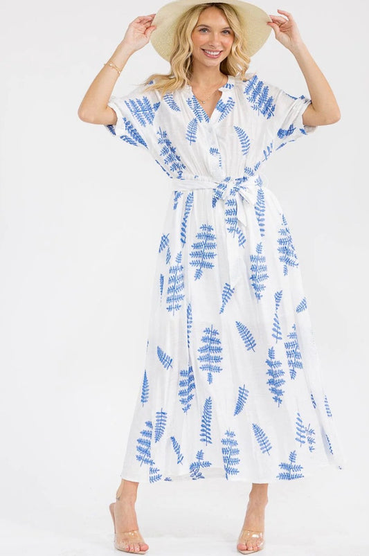 Carmen embroidery dress