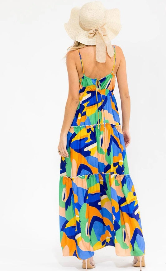Kyle Print Maxi Dress