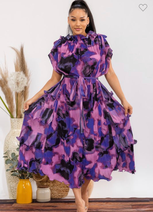 Lilly Stretch Lantern Dress