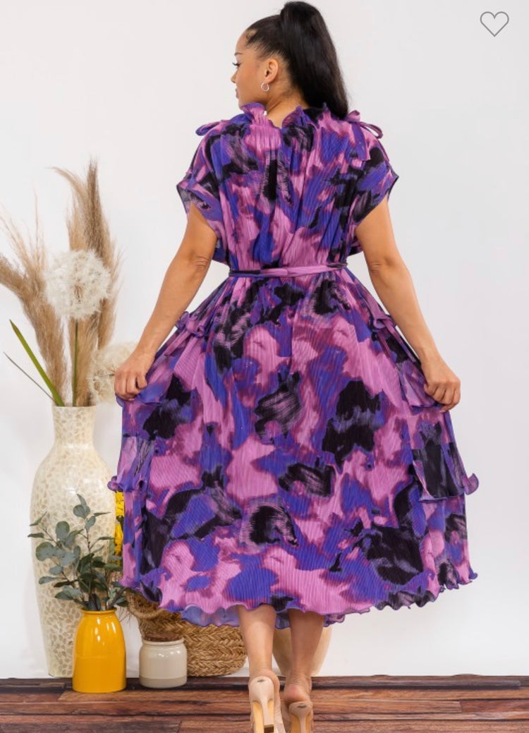 Lilly Stretch Lantern Dress