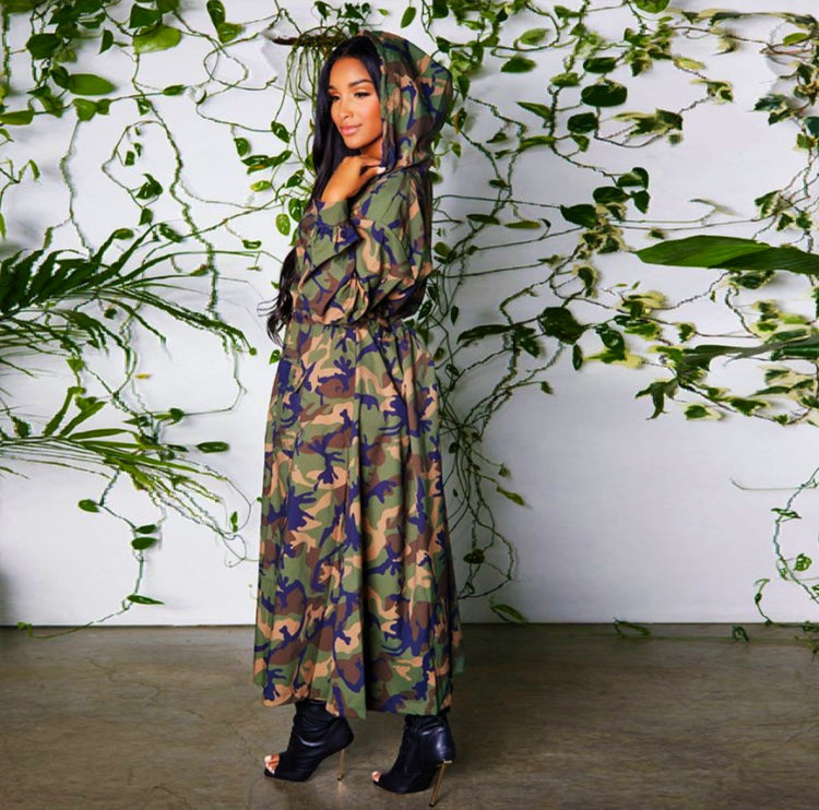 Camo Jacket Dress