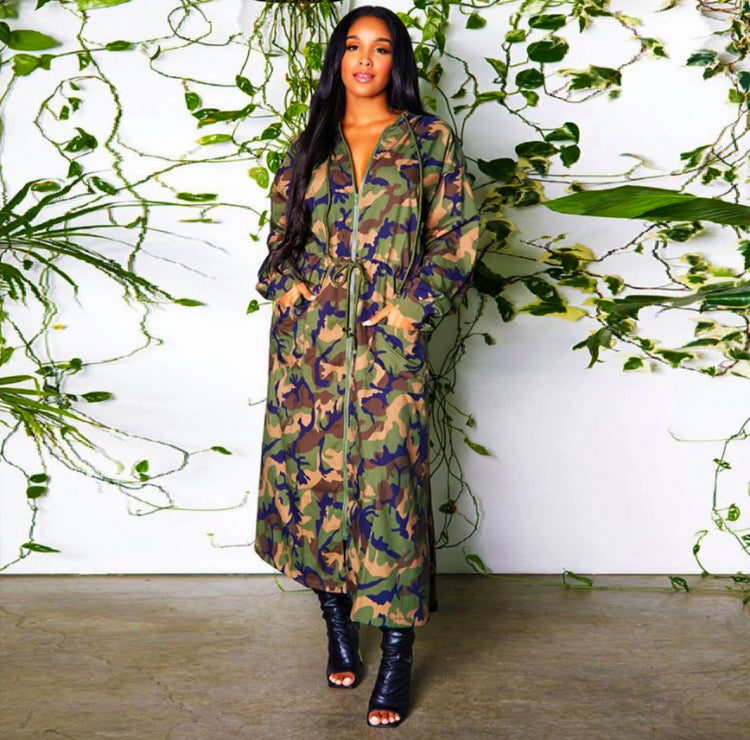 Camo Jacket Dress