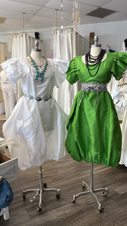 White Bubble Dress