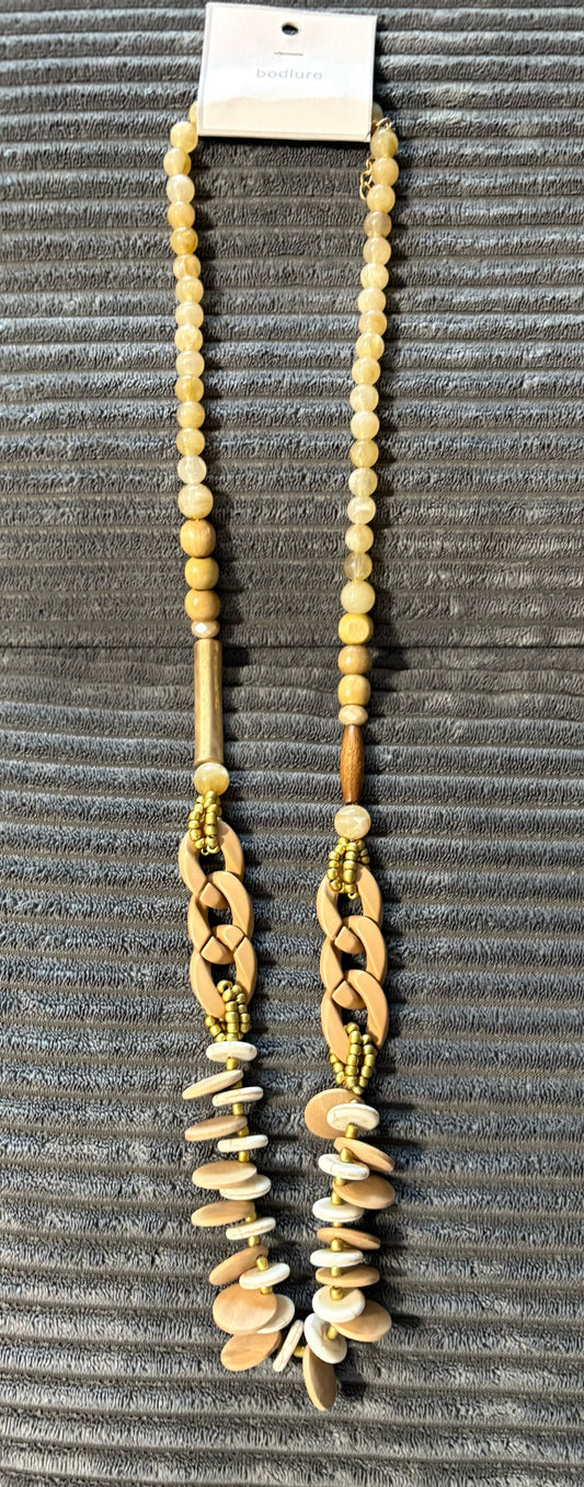 Tan Mixed Necklace