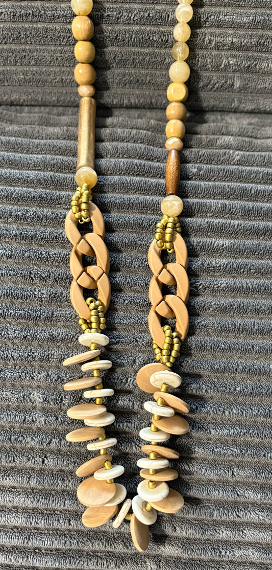 Tan Mixed Necklace