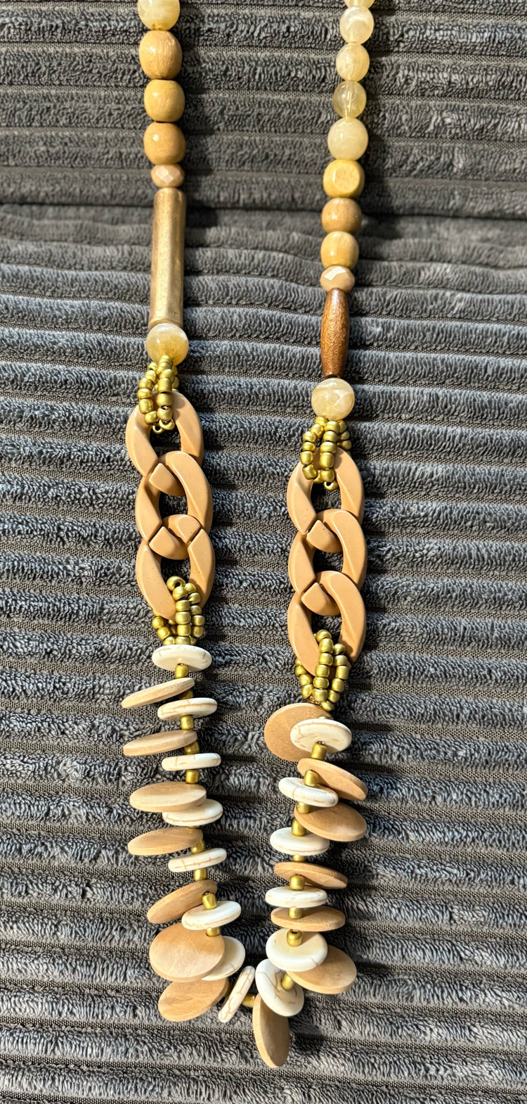 Tan Mixed Necklace