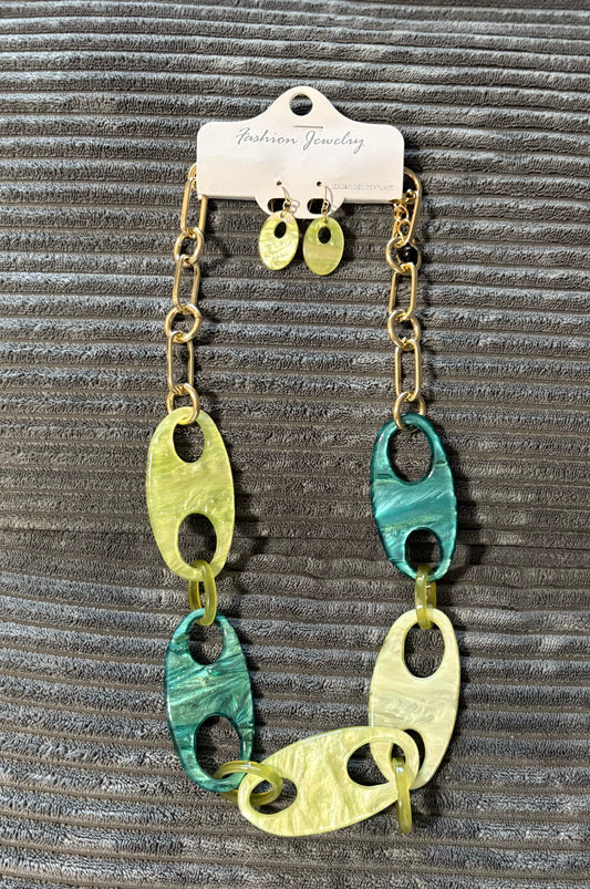 Green & Blue Necklace