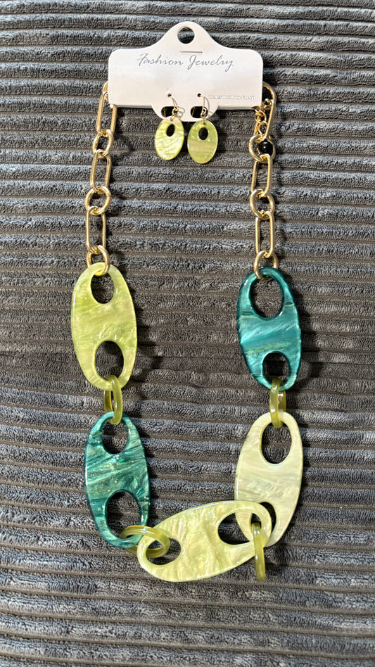 Green & Blue Necklace