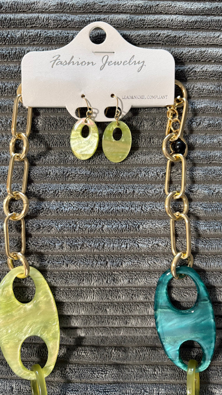 Green & Blue Necklace