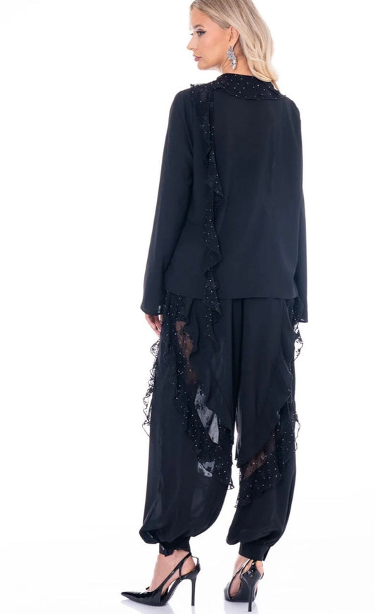 Blk Lace Bottoms