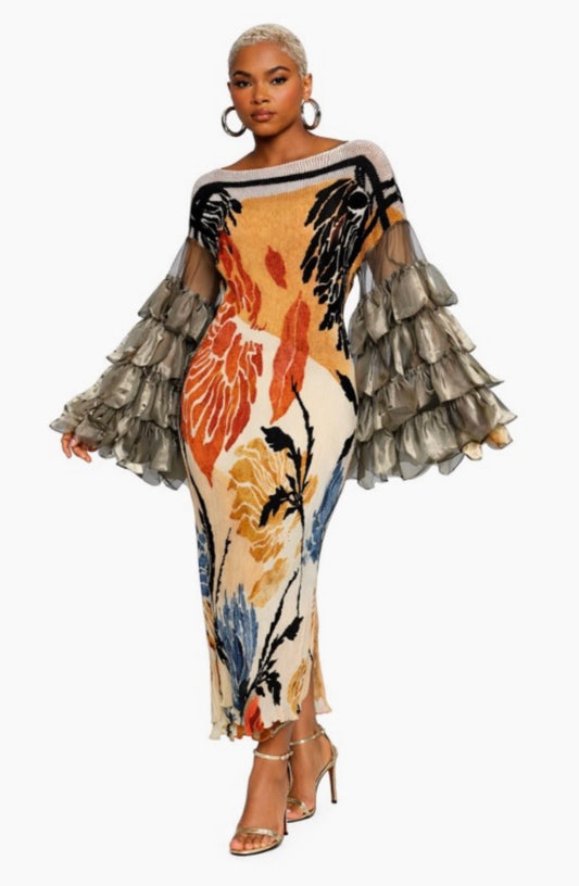 Farrah Detail Sleeve Dress