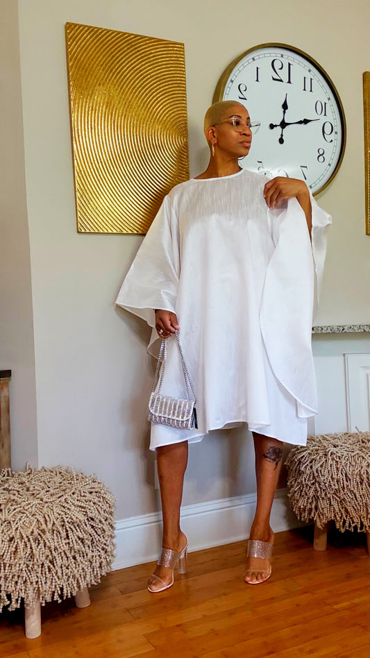 Montag Butterfly Sleeve Dress
