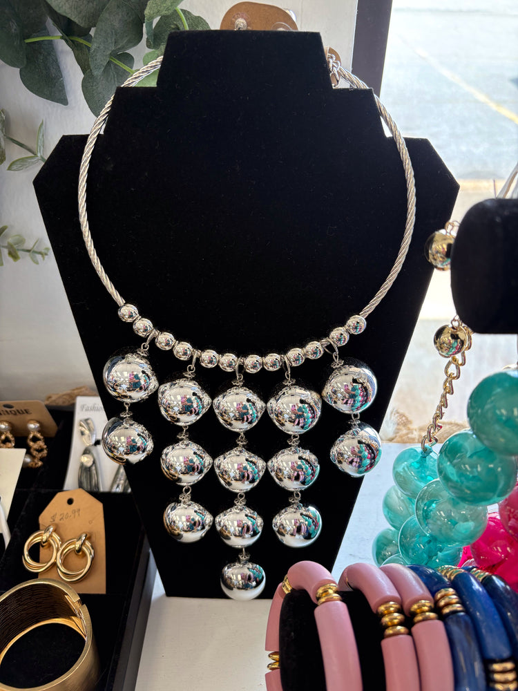 Silver Layered Necklace