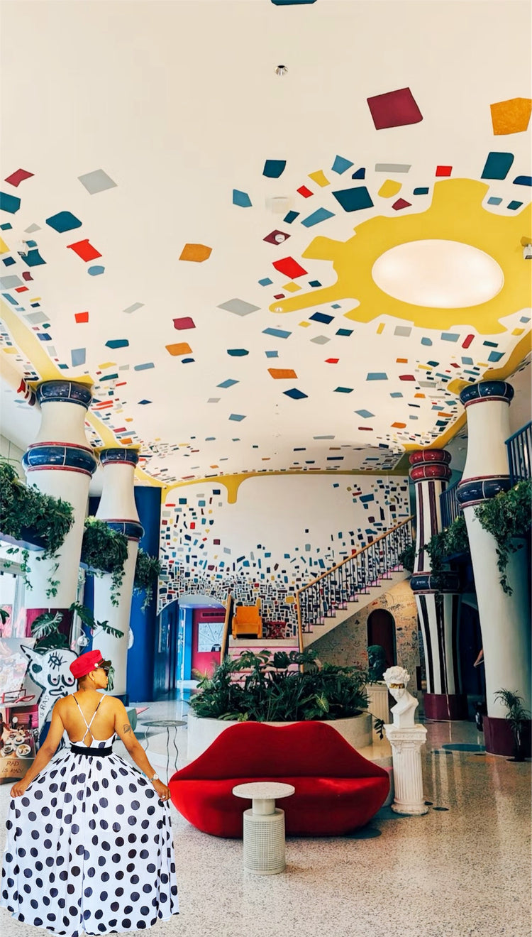 Charlotte Polka Dot Maxi