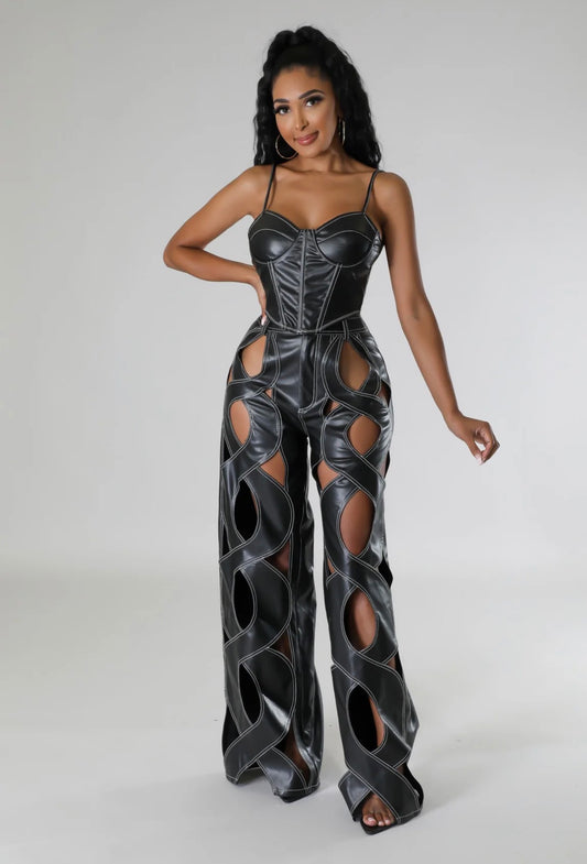 Black Cut Out Bottoms