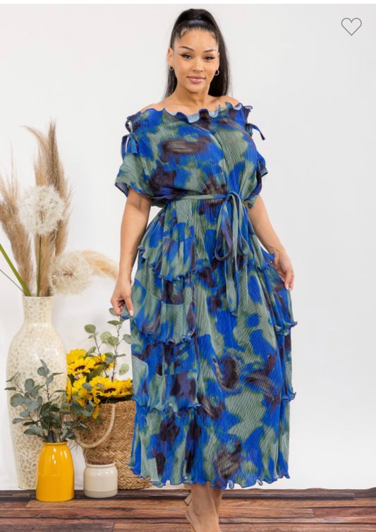 Lilly Blue Lantern Dress