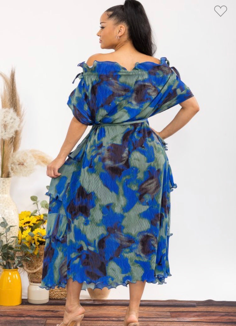 Lilly Blue Lantern Dress