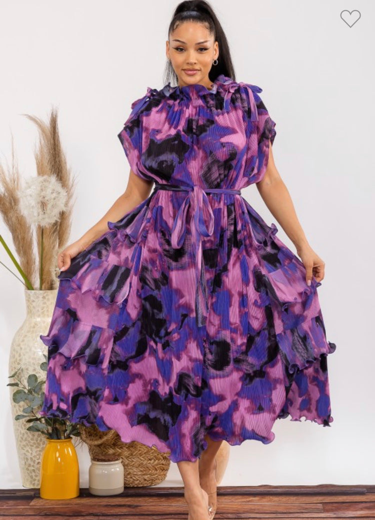 Lilly Stretch Lantern Dress