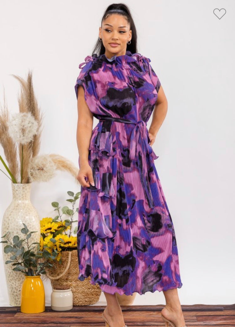 Lilly Stretch Lantern Dress