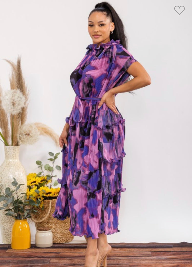 Lilly Stretch Lantern Dress