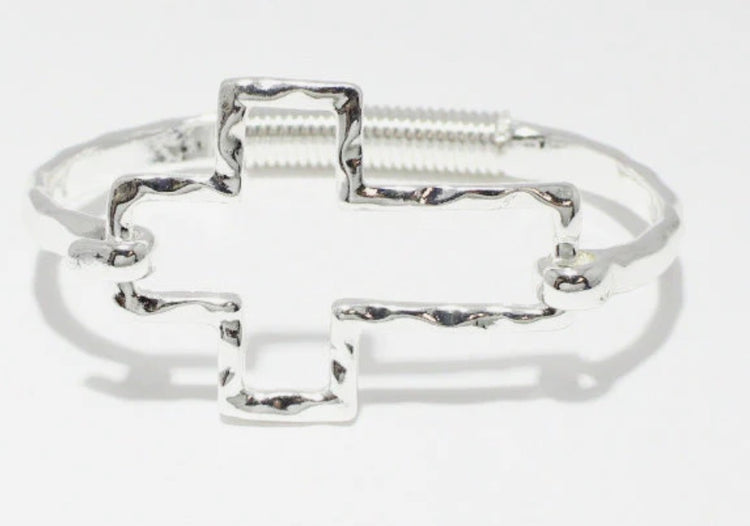 Cross Clip Bracelet