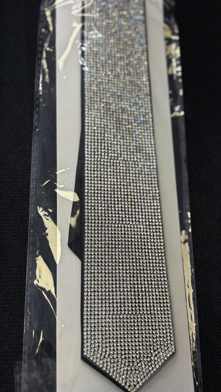 Tie Necklace Zipper Adjustable Back