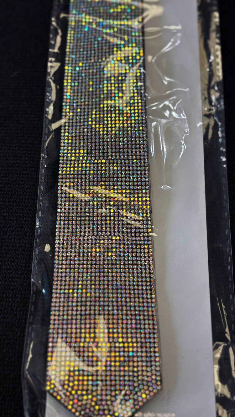 Tie Necklace Zipper Adjustable Back