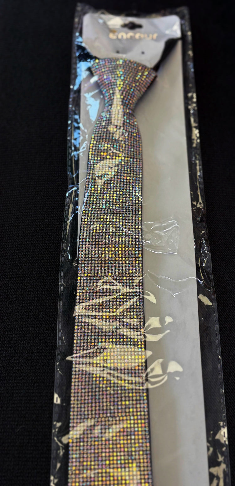 Tie Necklace Zipper Adjustable Back