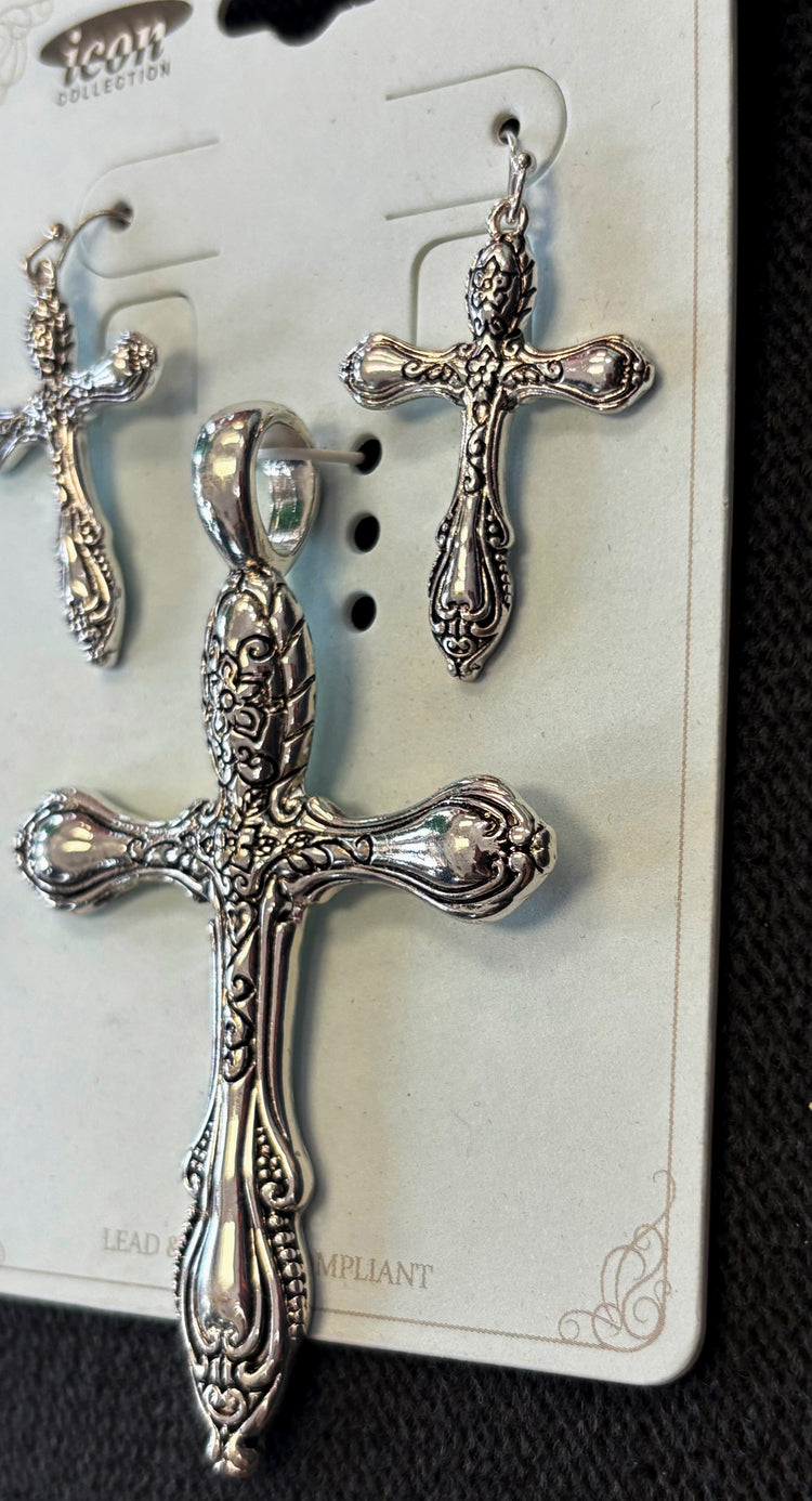Cross Pendant Clamp Set