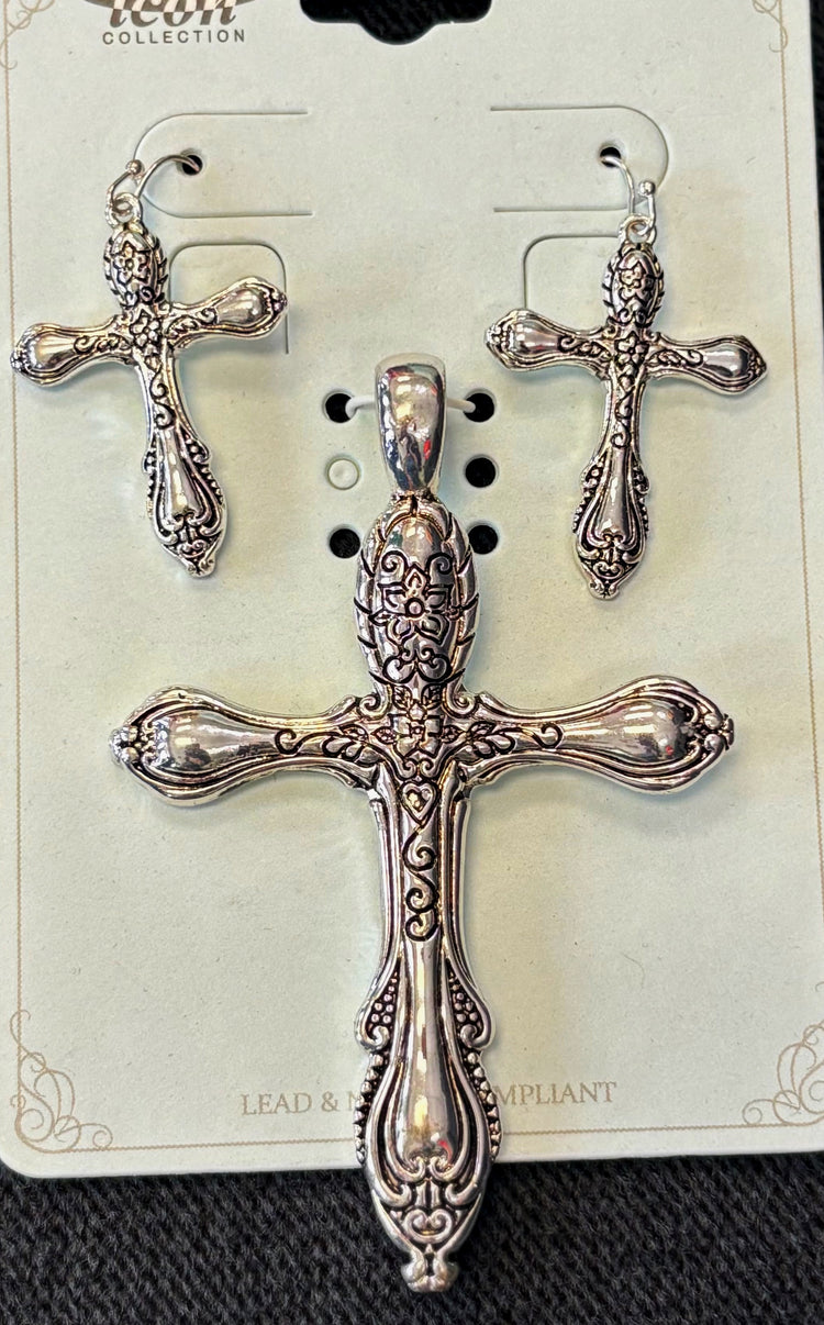 Cross Pendant Clamp Set