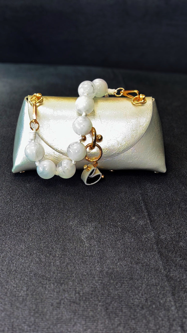 Pearl Chain Detail Bags