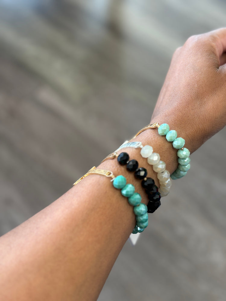 Cross Beaded Bracelet