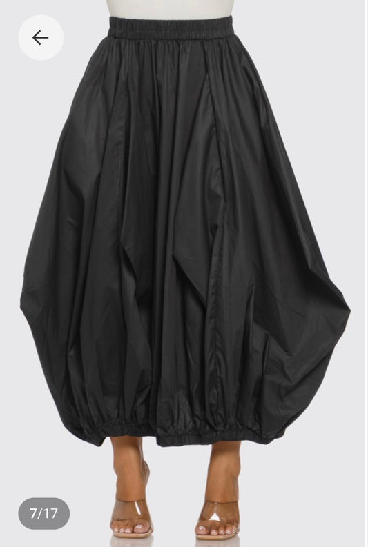 Black Bubble Skirt