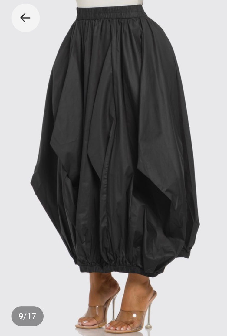 Black Bubble Skirt