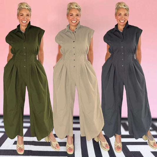 Gray Drawstring Bottom Jumper