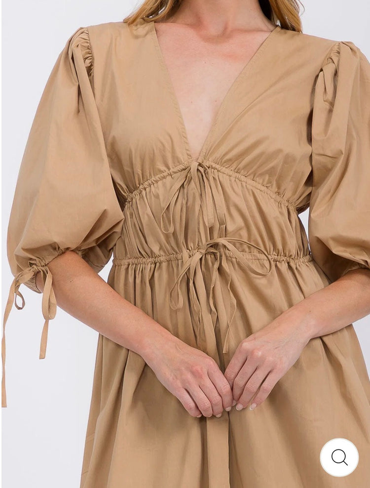 Bella Front Tie Top
