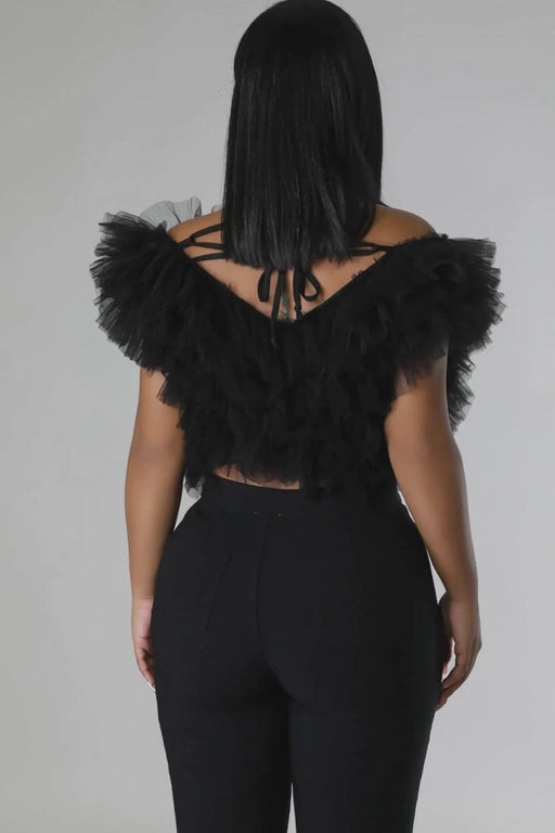 Brielle Tulle Top